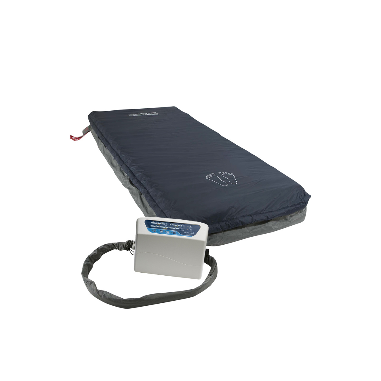 image of Protekt® Aire 6000 Low Air Loss/Alternating Pressure Mattress System with Deluxe Digital Pump and Cell-On-Cell Support Base
